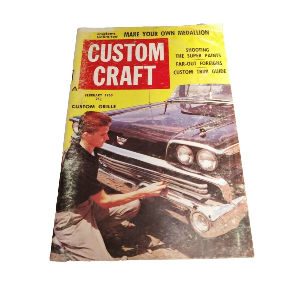 Custom Craft Magazine February 1960 Volume 1 Number 1 First 1st Issue